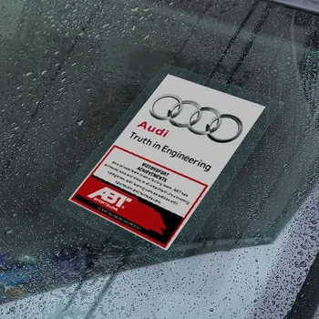 Автомобилни Стандартни Етикети Електростатичен Етикети За Audi A3 A5 A6 A8 S4 S5 S6 S7 RS4 RS5 RS6 Q3 Q5 TT Автомобилни Аксесоари