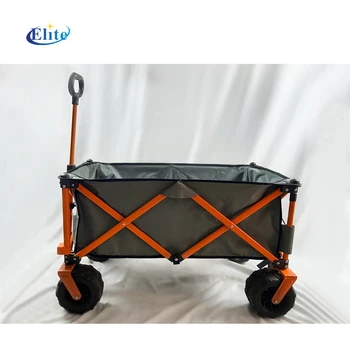 Градински Плажен сгъваем къмпинг на открито, тежка сгъваема количка за спомагателни работи, въздушно количка за изходящи пътници