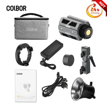 COLBOR CL100X COB LED Light Video Lamp Photo Photography Lighting 2700K-6500k Video Light За Стрийминг на Цифров Фотоапарат Youtube