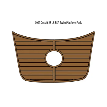 1999 Cobalt 25 LS ESP Степенка За Плавательной Платформа Лодка EVA Пяна Подложка За подови настилки От Тиково дърво