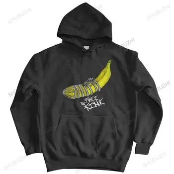 мъжки блузи Banana with Sjacketl Клетка на Целомъдрието БДСМ Фетиш Робството модната марка есенно-зимни блузи, ежедневни hoody looes