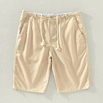 Нов дизайн, ежедневните спално бельо, Маркови къси панталони за мъже, модни и Удобни, обикновена, 30-38 Размер, Качество 5 цвята, Къси Мъжки Бермуди