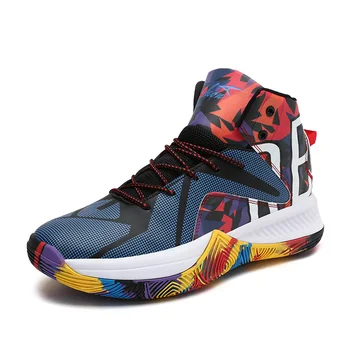 2023 Маратонки Мъжки Спортни баскетболни обувки Дишащи Баскетболни обувки с висок берцем Нескользящие Улични Маратонки, Спортни Обувки