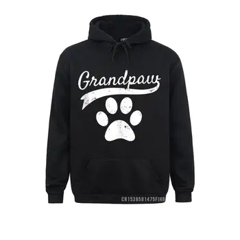 Любителите на кучета Grandpaw Grand Paw Дядо Реколта Спортни Подарък блузи, Блузи Забавно спортно облекло и интериор в Японски стил За жени