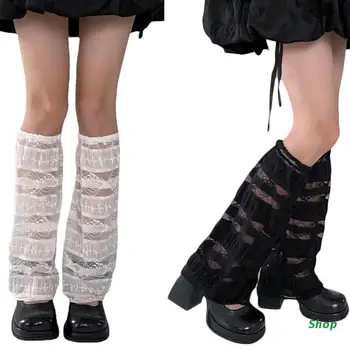 Чорапи L5YC JK, чорапи с сутулостью, дамски чорапи-на ястия в стил Лолита, чорапи до коляното в стил Лолита
