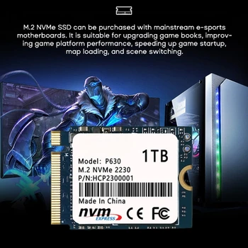 P630 Надежден NVMe 2230 Вътрешен 128 GB, 256 GB, 512 GB И 1 TB