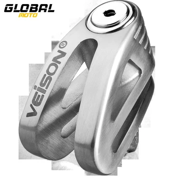 VEISON Водоустойчив заключване на дисковата спирачка мотоциклет от неръждаема стомана 304, противоугонный заключване за мотоциклет, аксесоар за мотокрос, който предпазва от любопитни очи