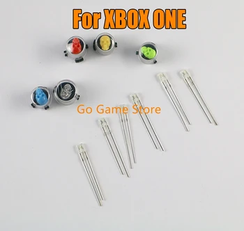 за Xbox one Xboxone (5шт + 5) Модни стръмни резервни части в стила на черепа, led бутони XBI ABXY