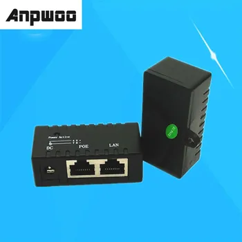 ANPWOO 10/100 Mbit/с Passive POE DC Power Over Ethernet RJ-45 POE Инжекторный Сплитер Стенен Адаптер За IP-Камера AP LAN Network