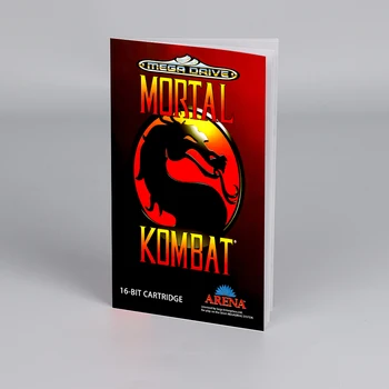 Mortal Kombat1 2 3 EUR Ръководство на потребителя за Sega 16 bit Megadrive Висококачествени инструкции