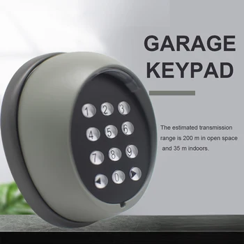 Универсален приемник подвижен код 433 Mhz 1527, Безжична цифрова клавиатура за автоматично отваряне на гаражни врати