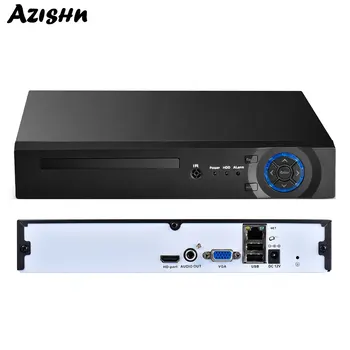 AZISHN 8CH/16CH/32CH H. 265/H. 264 Мрежов Видеорекордер за Сигурност Поддържа 4MP 5MP 1080P HDMI VGA FTP 3G ВИДЕОНАБЛЮДЕНИЕ NVR за IP камери