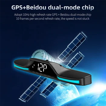 G15 HUD Централен Дисплей на GPS, Аларма за Превишаване на Скоростта на Движение на Автомобилния Дисплей Универсален