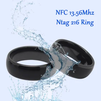 Ntag216 Смарт-чип-пръстен 13,56 Mhz Nfc-Белег Rfid Iso14443 Икона 888 Байта Amibo Business Card Game Ring