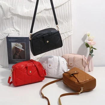 Висококачествена чанта за през рамото от изкуствена кожа, 1 бр. чанта през рамо за жени, модерна чанта-месинджър, чанта за камера, подарък за момичетата за рожден ден, чанта