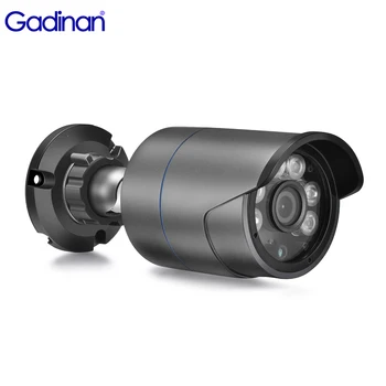 IP камера Gadinan HD 8MP Bullet POE Външна Водоустойчива Камера за сигурност с откриване на лица Цветно Нощно виждане ВИДЕОНАБЛЮДЕНИЕ Видеонаблюдение