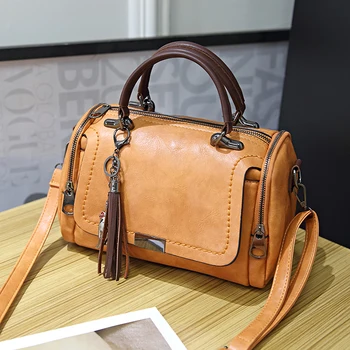 Дамска чанта за през рамото от изкуствена кожа 2020 г., нова луксозна чанта през рамо от изкуствена кожа, прости реколта сладки бостонские дамски чанти във формата на кутия