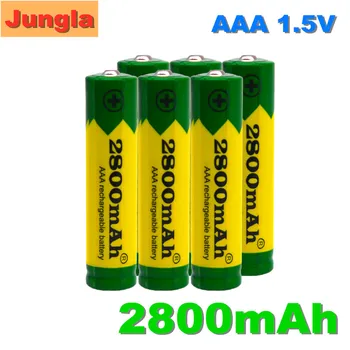 Безплатна доставка4-20PCS Алкални батерии AAA 2800 ма 1,5 акумулаторна за играчка фенер с дистанционно управление