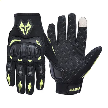 Ръкавици за каране на мотоциклет, дишащи състезателни ръкавици с пълни пръсти, защита от спорта на открито.