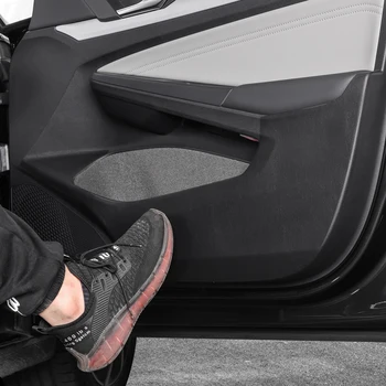 Стикер със Защита От удари Към Вратата на Колата с Модел от Въглеродни Влакна, Модифицирана Защитна Подплата за Volkswagen Golf 8 MK8 GTI Rline 2021 2022