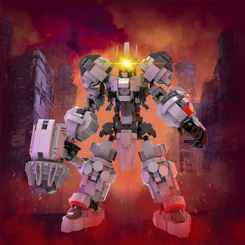 MOC За Перезаписанного Набор от Градивни елементи Райнхард Mecha Шутър Blizzard Rock Робот Тухли Играчки За Деца, Подарък За Рожден Ден