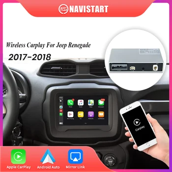 Безжична CarPlay NAVISTART За Jeep Renegade 2017-2018 Android Auto Module Видеоинтерфейс Slr Линк