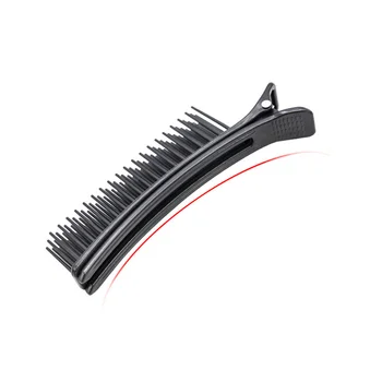 Пластмасов многопластова шнола за коса, Отделяща бретон, 2 елемента Многоцелеви скоби за стайлинг на коса