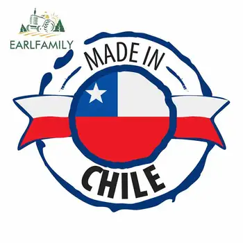 EARLFAMILY 13см х 11см за Хартата Чили на Бял Личностни Креативни Стикери За Бусове САМ Custom Printing Fashion Смешни JDM Decal