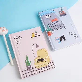 Корейски сладък котка Семеен график Личен плановик, Организатор Малко прясно бележник План на дневен ред A5 е Най-подходящ за подаръци за студентите
