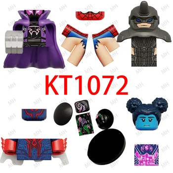 KT1072 KT1069 XP525 XP550 Супер Герой на Сериала Филми Паяци Носорог Аниме Строителни Блокове Събират Тухли Играчки За Деца Подаръци на Момчетата