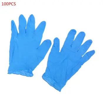 100шт непромокаеми пелени за еднократна нитриловых ръкавици за миене и почистване на Работни, защитни ръкавици