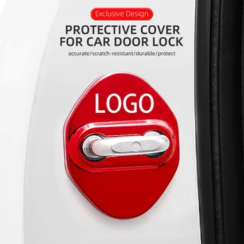 4 бр. Чисто Нов Защита на капачката на отвора на замъка автомобил за Ford Focus EXPLORER 2019-2020 Аксесоари за украса на колата